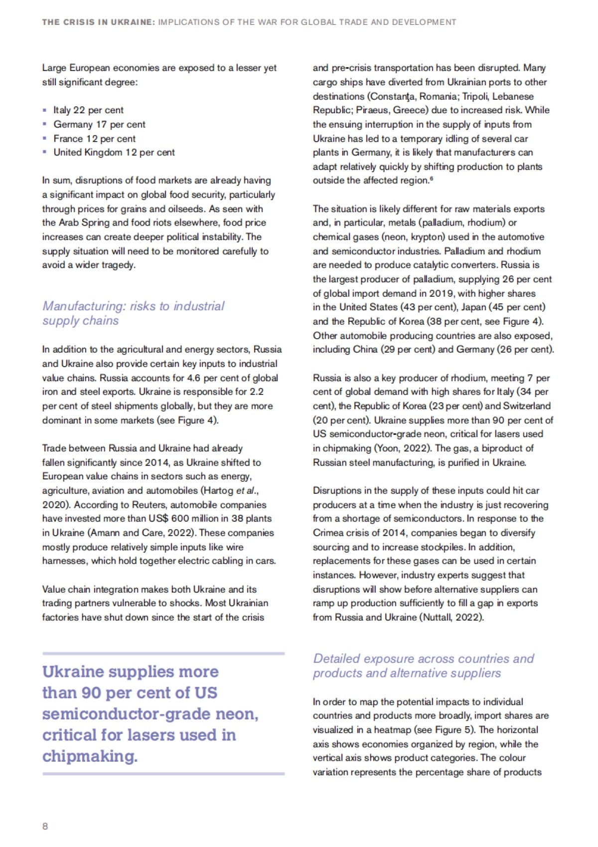 乌克兰危机：战争对全球贸易和发展的影响（英）-世界贸易组织-36页_第10页
