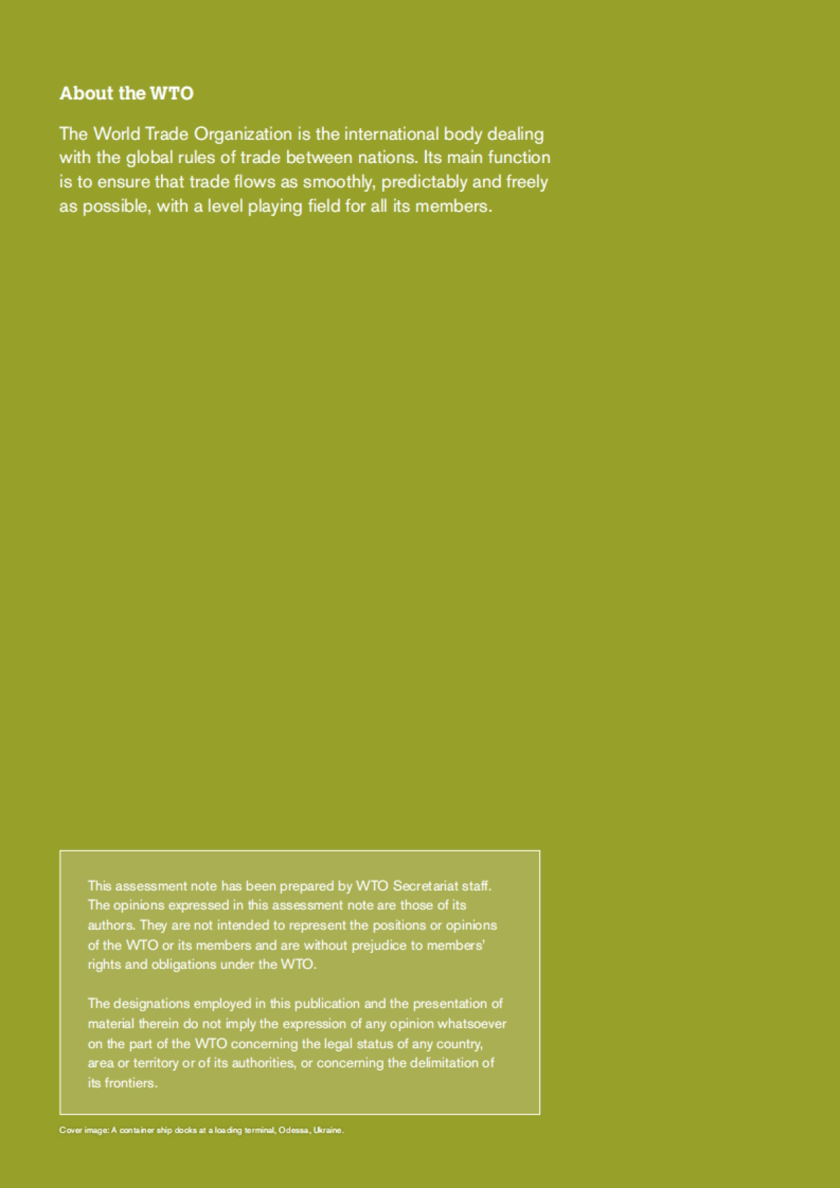 乌克兰危机：战争对全球贸易和发展的影响（英）-世界贸易组织-36页_第2页