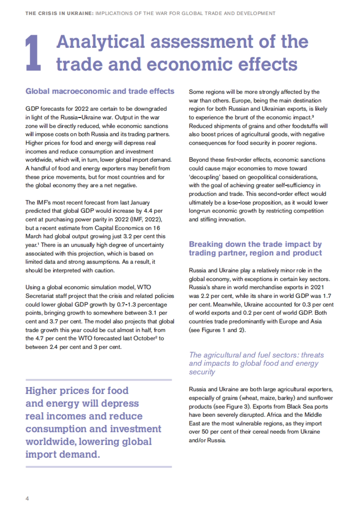 乌克兰危机：战争对全球贸易和发展的影响（英）-世界贸易组织-36页_第6页