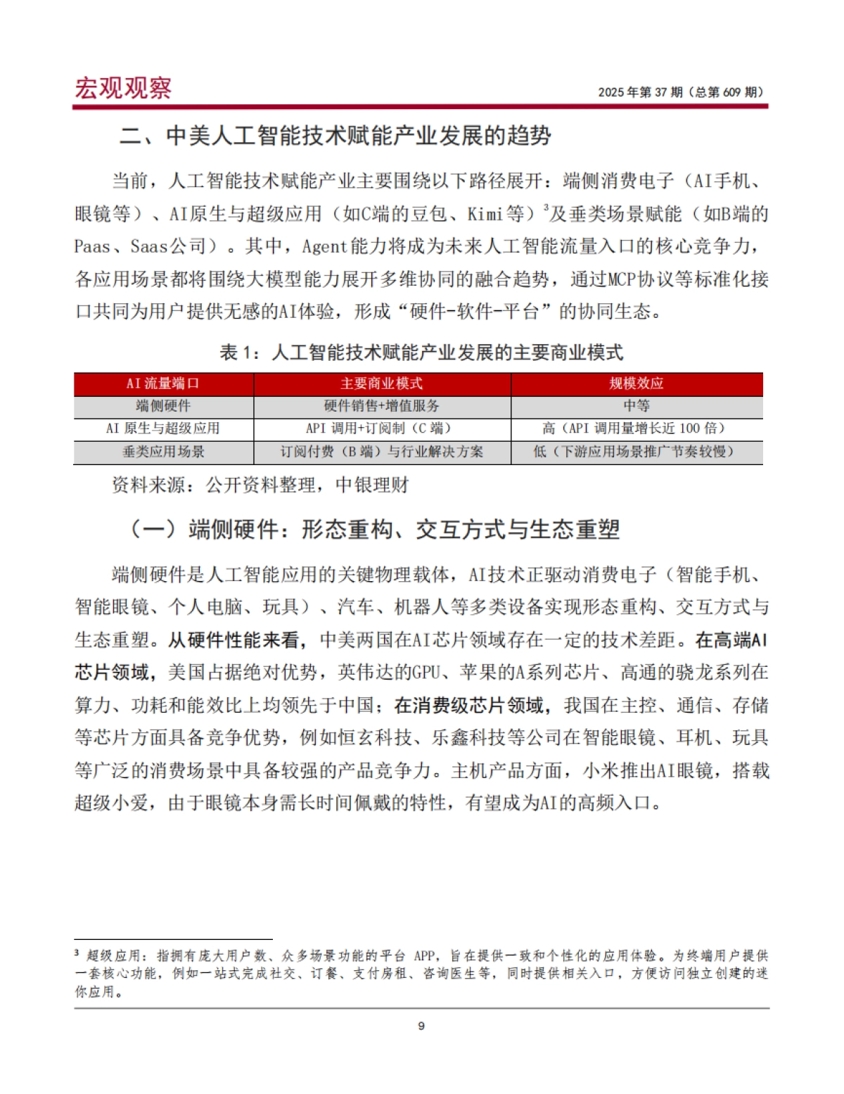 2025中美人工智能赋能产业发展的现状、趋势及政策建议报告-中银研究院_第10页
