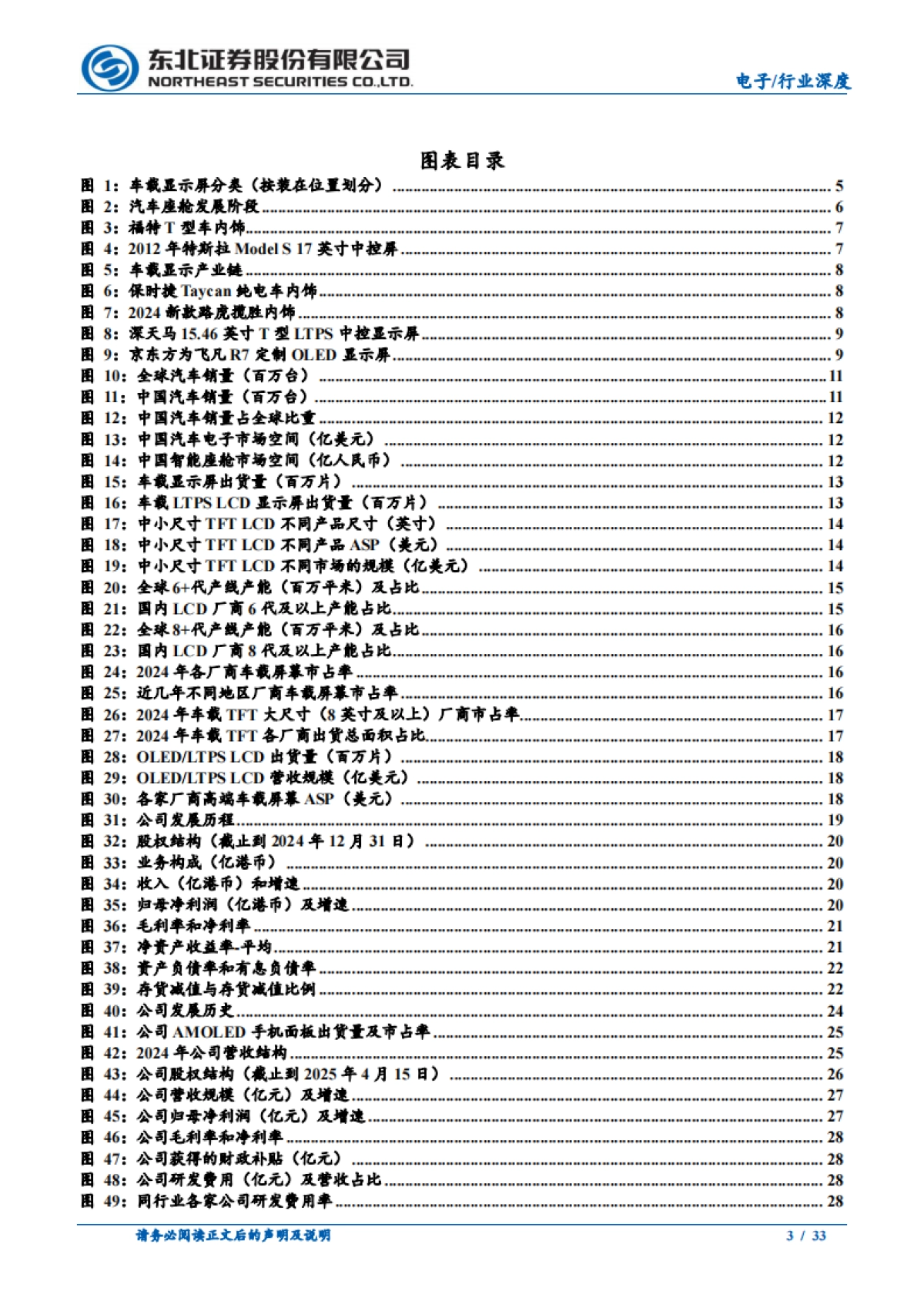 车载显示行业推荐：科技赋能车载面板，重塑智能座舱体验新维度-东北证券_第3页
