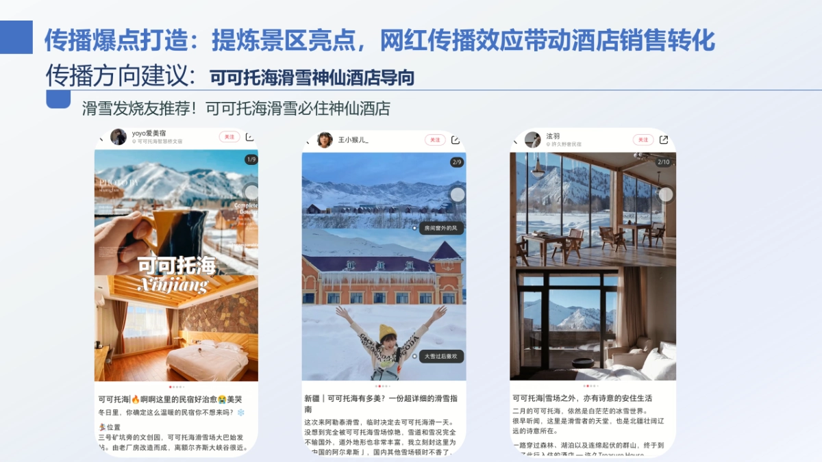 滑雪旅游景区酒店线上营销抖音达人营销推广方案_第9页