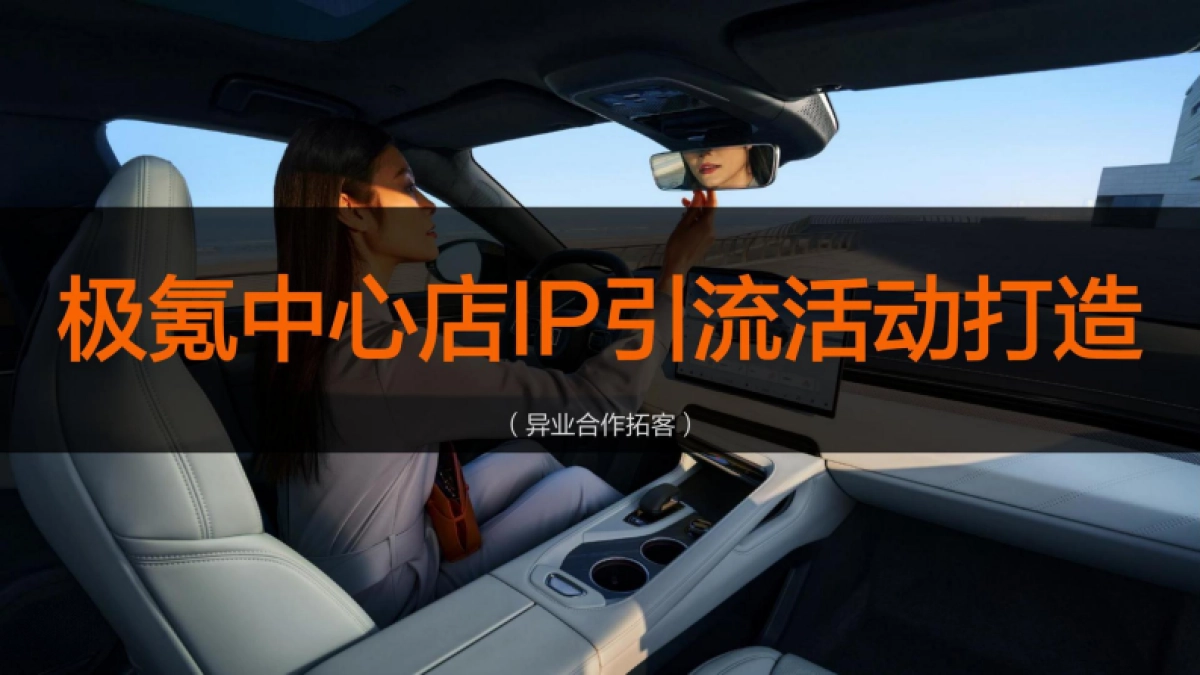极氪汽车中心店IP引流方案_第1页