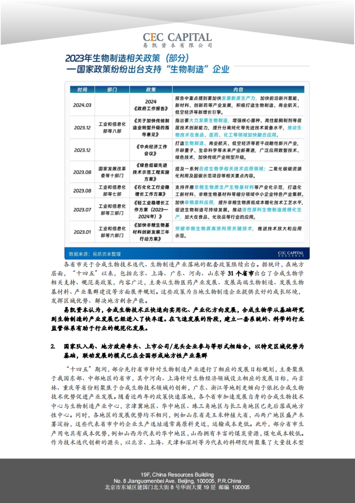 易凯资本：2024易凯中国健康产业白皮书-合成生物学篇_第9页