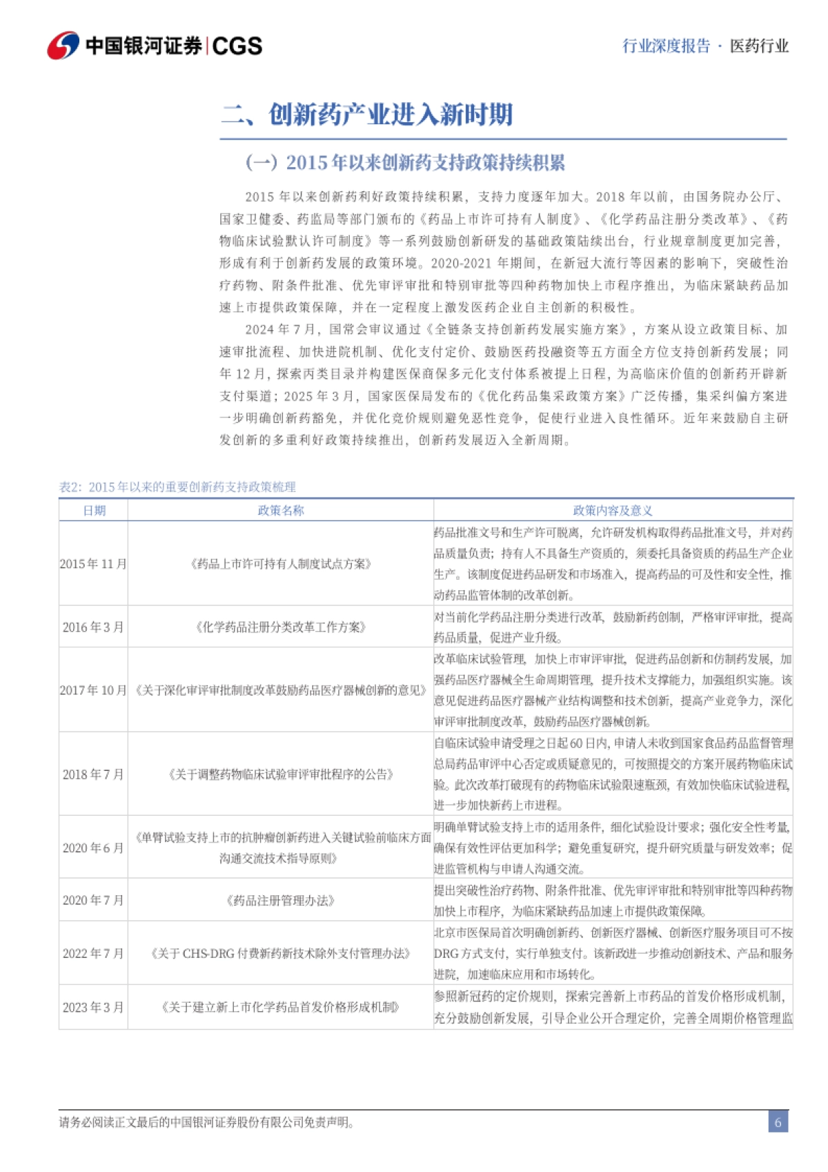 药生物行业十五五前瞻报告：医药卫生产业十五五规划前瞻，创新是主旋律-银河证券_第6页