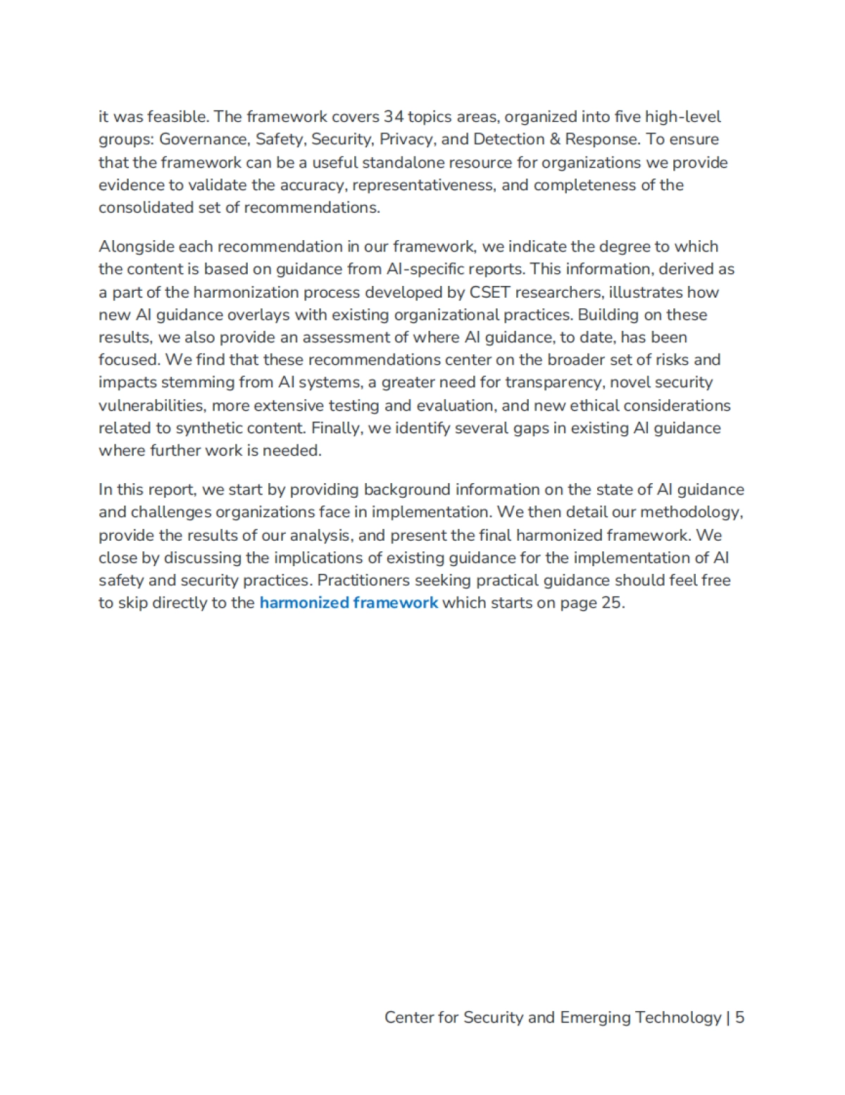 2025年协调人工智能指导：将自愿标准和最佳实践distill成一个统一的框架报告（英文版）-CSET_第6页