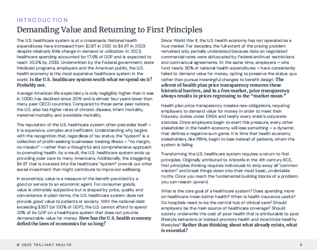2025年塑造美国健康经济的六大趋势研究报告（英文版）-Trilliant Health_第9页