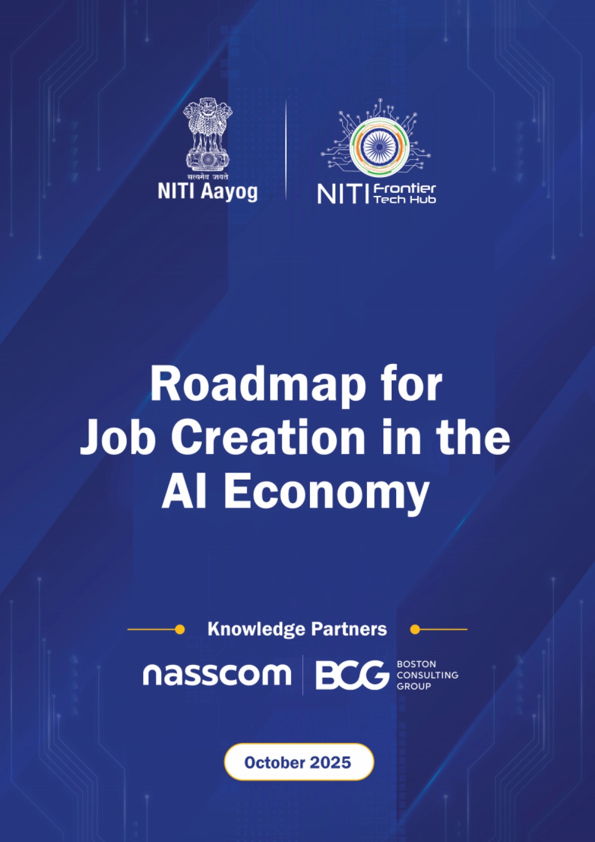 2025年人工智能经济中的就业创造路线图（英文版）-印度国家转型委员会_第1页