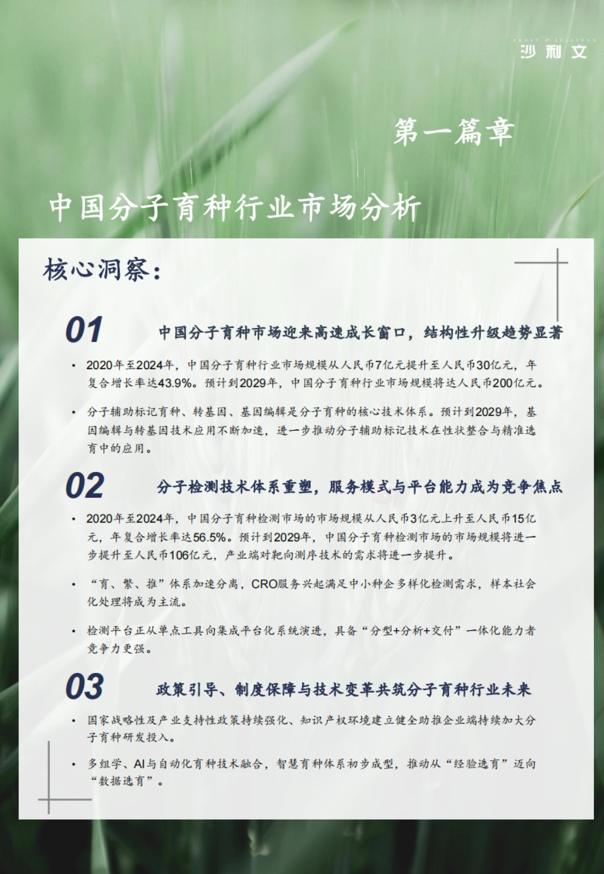 2025年中国分子育种行业白皮书-沙利文_第4页