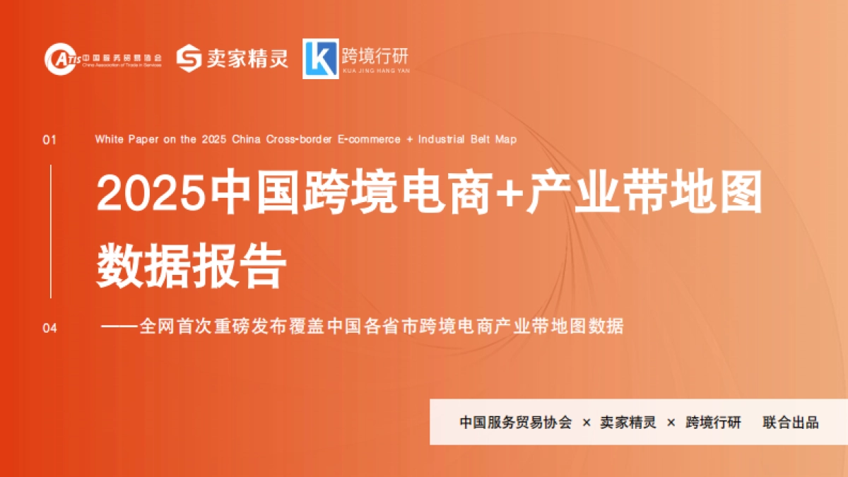 2025年中国跨境电商+产业带数据报告-卖家精灵_第1页