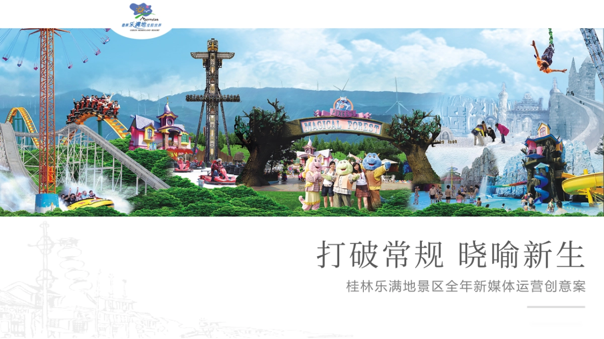 桂林乐满地景区全年新媒体运营创意方案_第1页