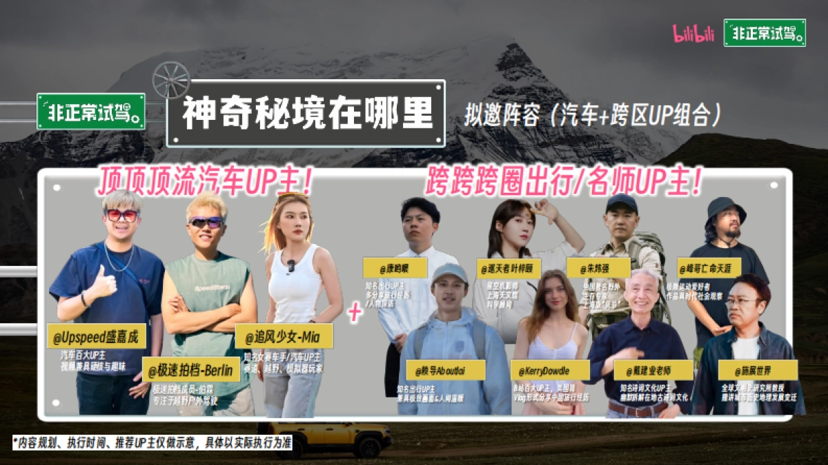 bilibili汽车《非正常试驾·神奇秘境在哪里》招商方案_第10页
