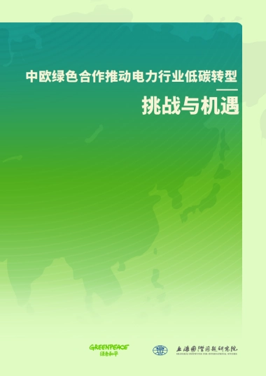 2025年中欧绿色合作推动电力行业低碳转型：挑战与机遇报告-绿色和平