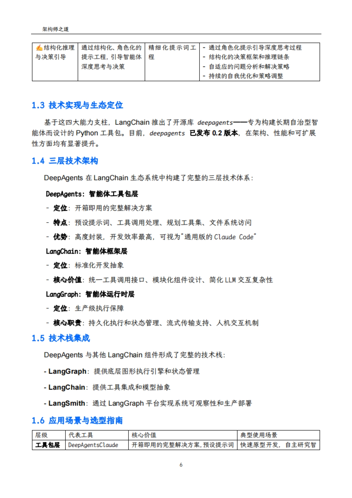 2025年用LangChain+DeepAgents开发高级AI智能体实战手册-架构师之道_第6页