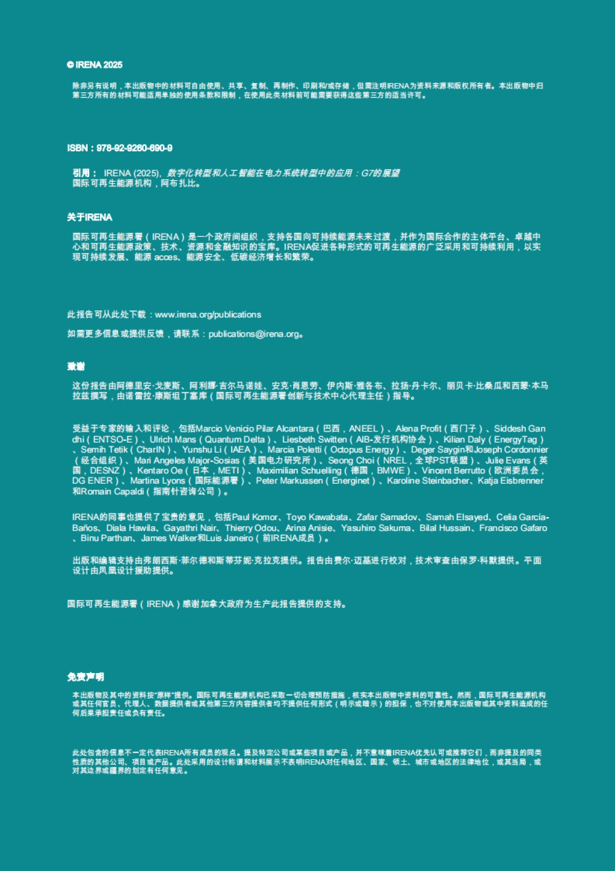 2025年数字化转型和人工智能在电力系统转型中的应用报告-IRENA国际可再生能源机构_第2页
