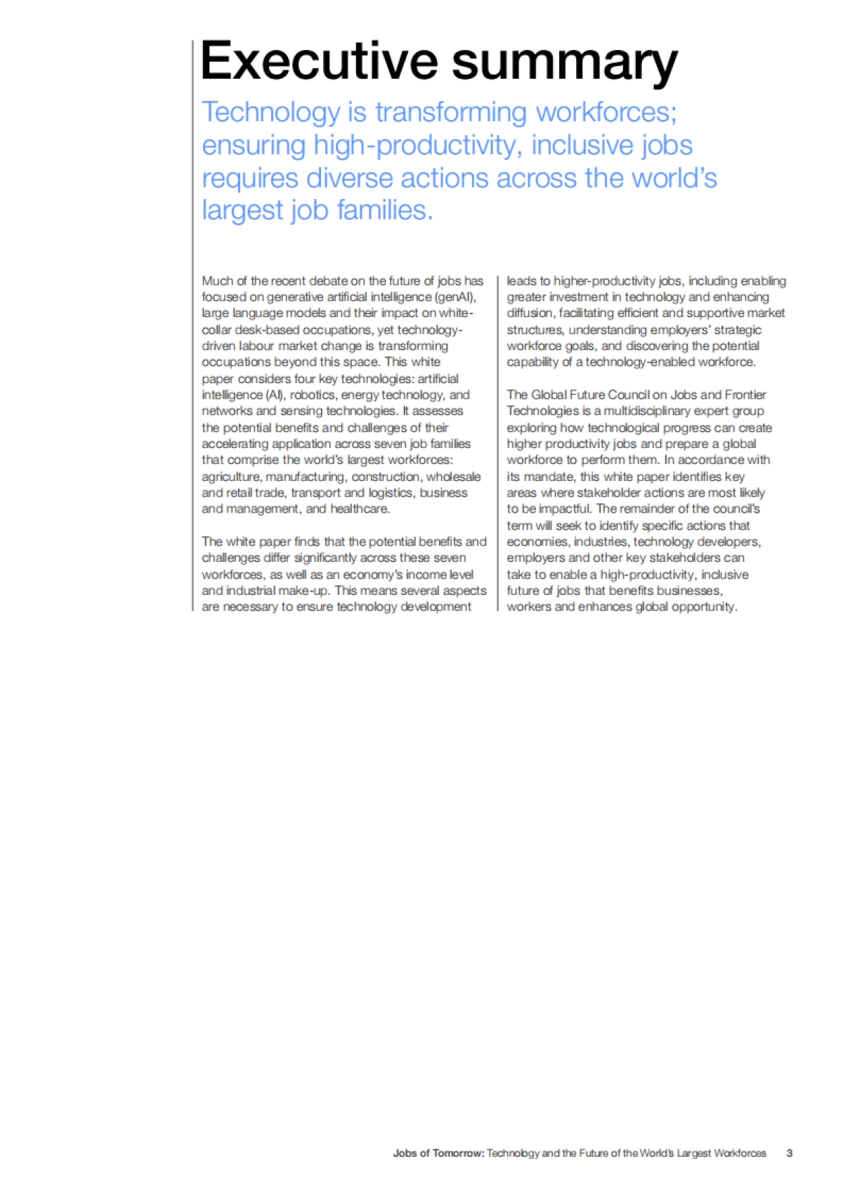 2025未来职业：科技与全球最大规模劳动力群体的未来研究报告（英文）-世界经济论坛_第3页
