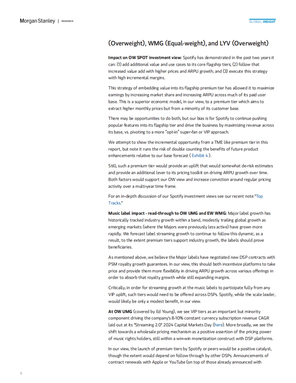 2025年中国流媒体音乐市场的高端化机遇报告（英文版）-Morgan Stanley_第8页