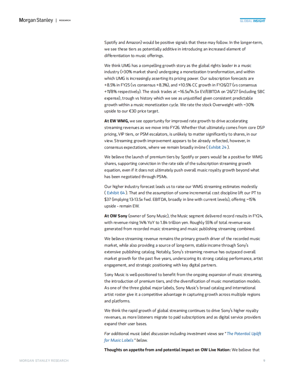 2025年中国流媒体音乐市场的高端化机遇报告（英文版）-Morgan Stanley_第9页