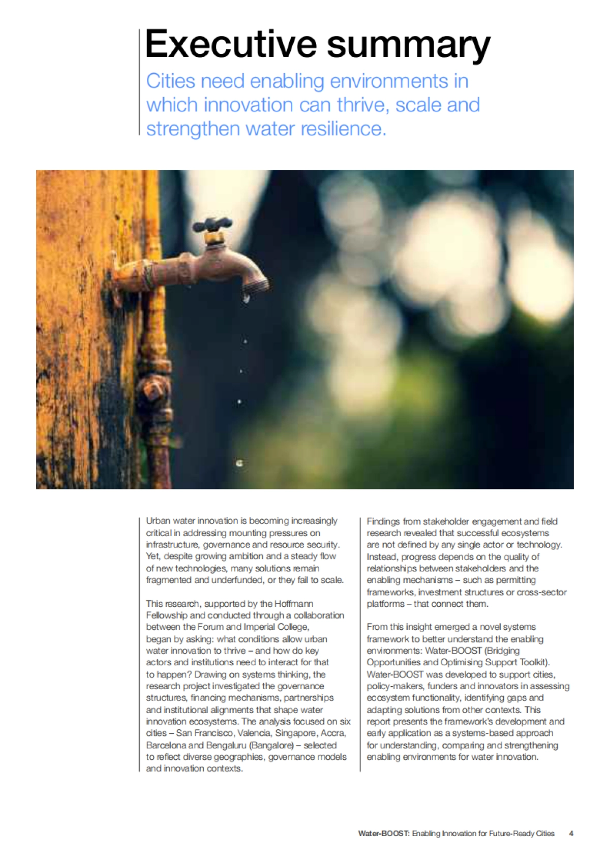 2025年赋能未来就绪型城市的水资源创新生态构建洞察报告（英文版）-世界经济论坛_第4页