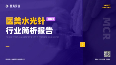 【嘉世咨询】2025医美水光针行业简析报告