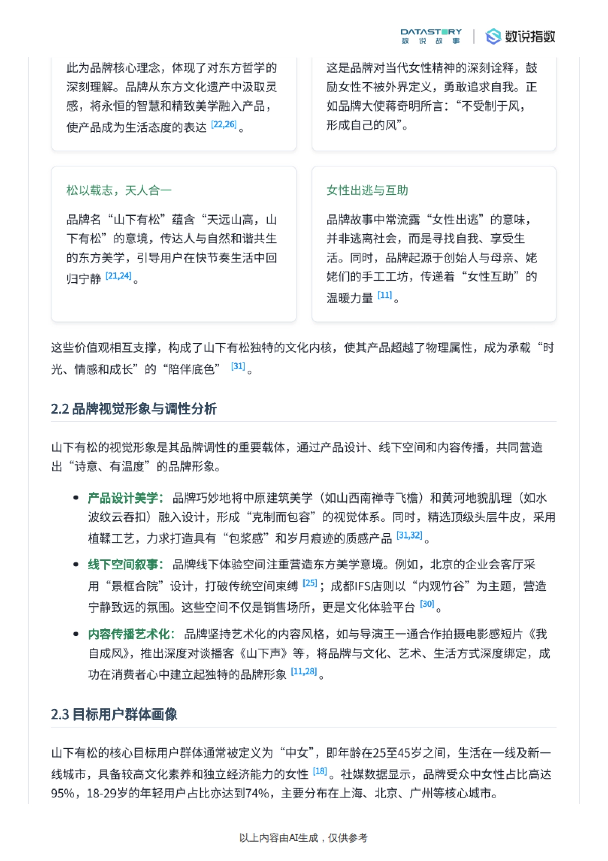 山下有松品牌深度解析-数说故事_第4页