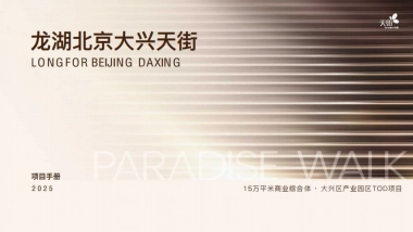 龙湖北京大兴天街项目手册
