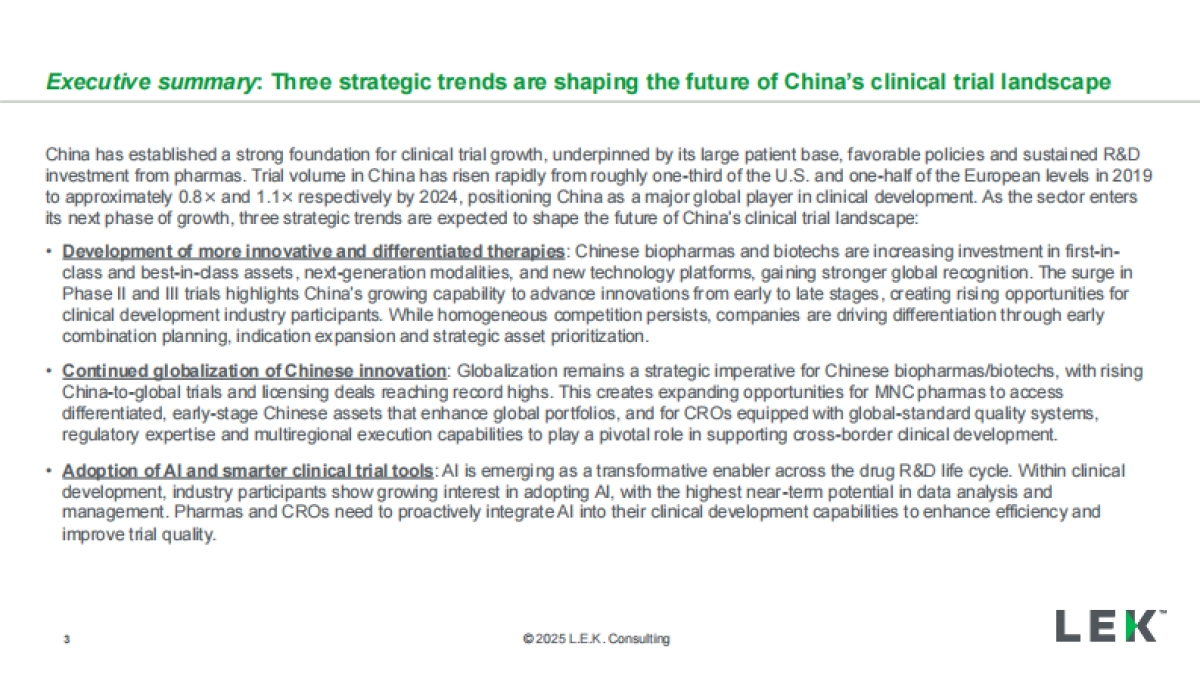 2025年创新前行全球共进：中国临床试验发展的新篇章研究报告（英文版）-艾意凯咨询&研发客_第3页
