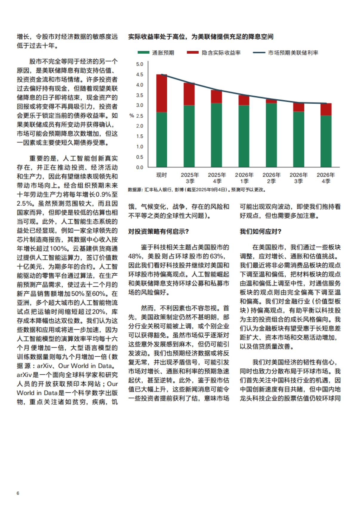 2025年第四季投资展望报告：把握人工智能崛起及减息机遇-汇丰银行_第6页