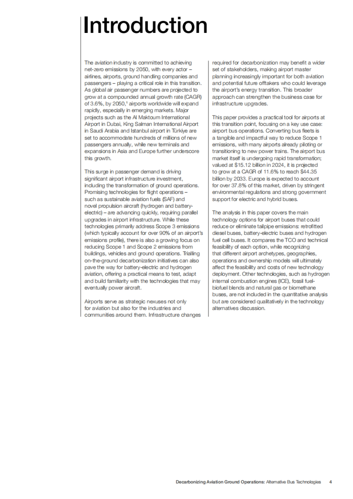 2025年航空地面作业脱碳：机场摆渡车替代技术白皮书（英文版）-世界经济论坛_第4页