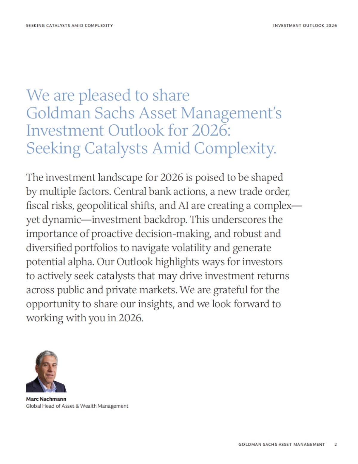 2026年投资展望报告：在复杂环境中捕捉新契机（英文版）-高盛_第2页