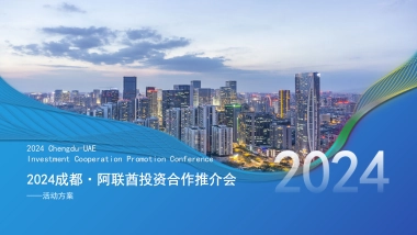 2024成都阿联酋投资合作推介会活动方案