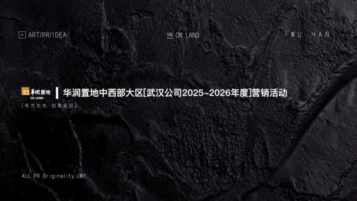 华润置地-中西部大区武汉公司2025-2026年度房地产营销活动_第1页