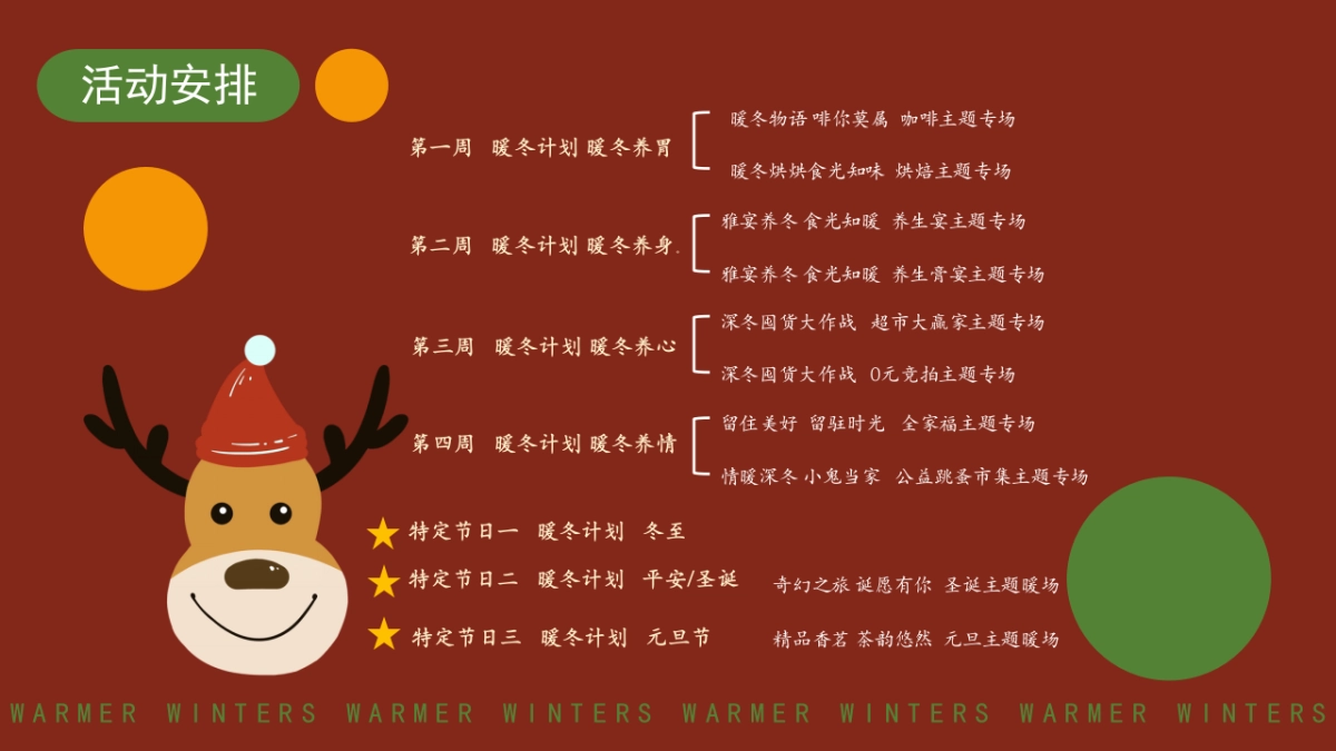 2025商业购物中心冬季12月系列圣诞元旦平安「暖冬计划主题」活动策划方案_第6页