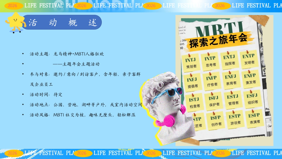 2026龙马精神・MBTI人格狂欢创意网红主题年会团建活动方案_第7页