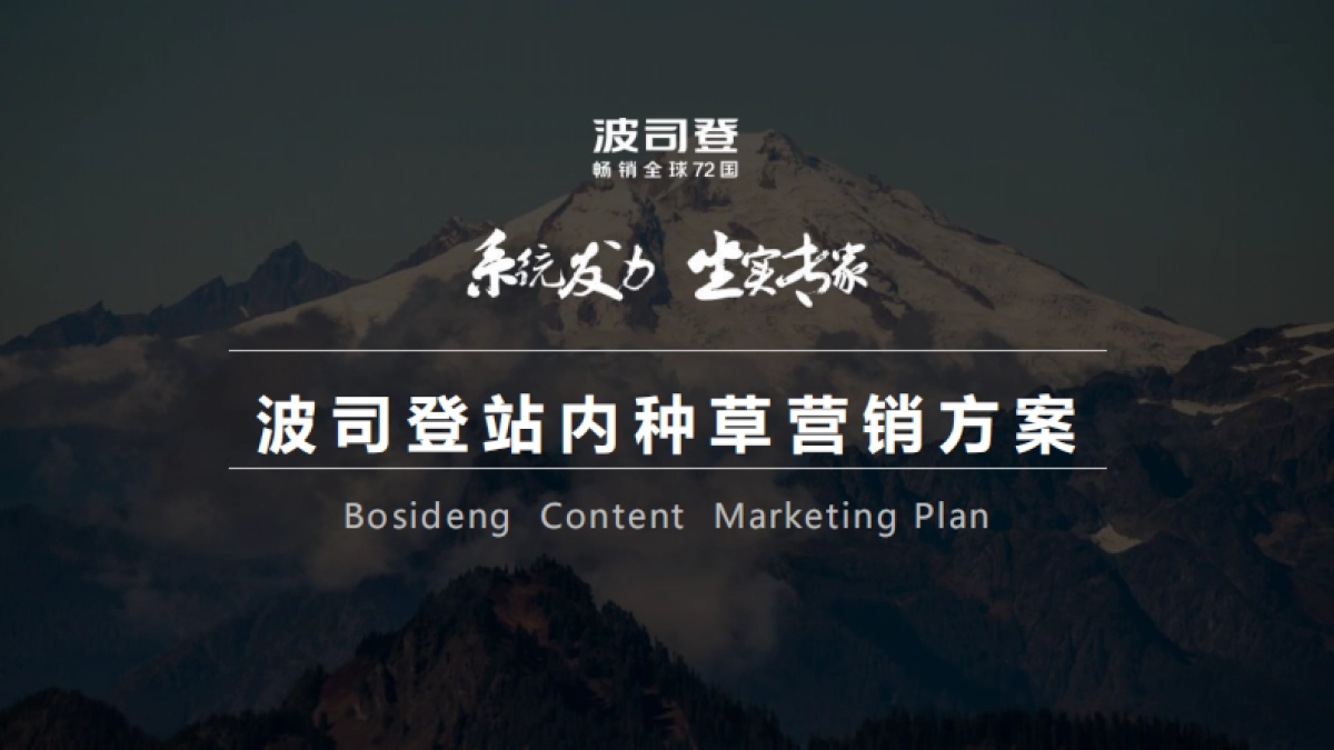 波司登品牌站内种草营销方案_第1页