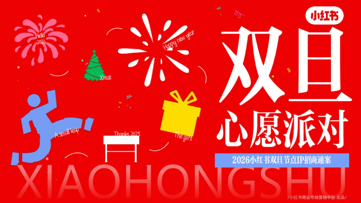 小红书2026【双旦心愿派对3.0】IP招商通案_第1页