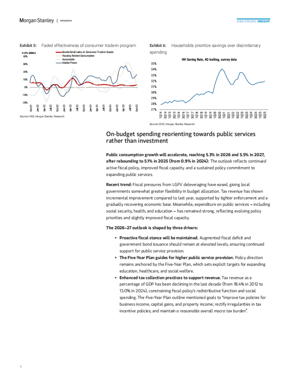 2026年中国经济展望：缓慢迈向低通胀（英文）-摩根大通_第4页