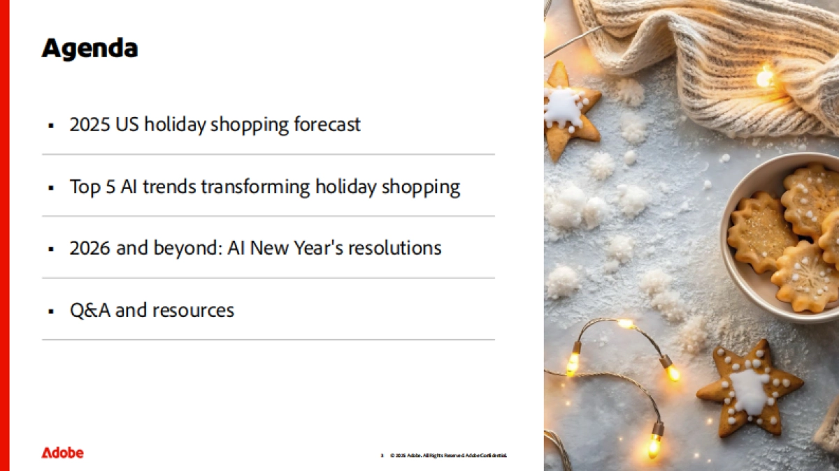 2025年变革假日购物季的五大AI趋势研究报告（英文版）-Adobe_第3页
