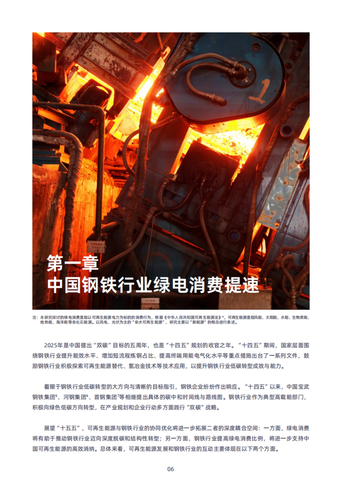 2025年中国钢铁行业绿电消费的进程、挑战与建议报告-绿色和平清华大学四川能源互联网研究院_第6页