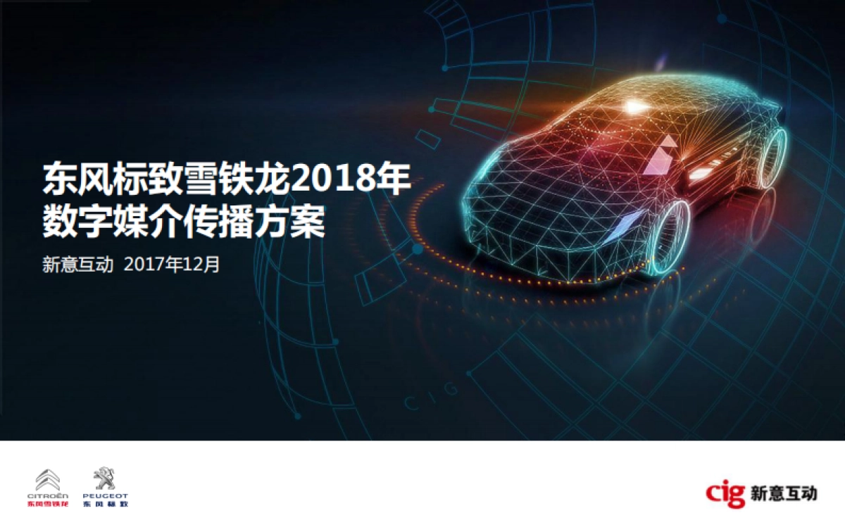东风标致雪铁龙数字媒介规划方案_第1页