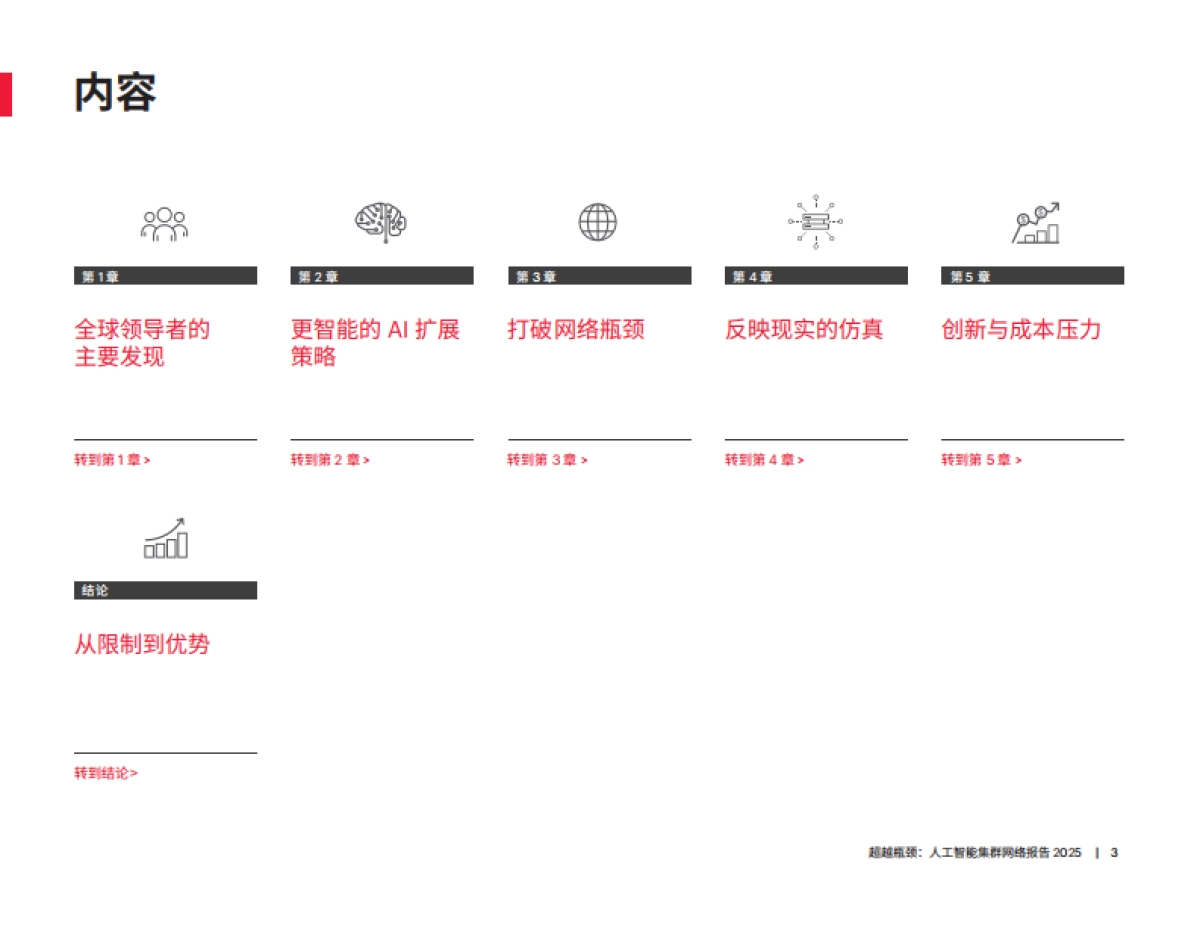 2025年超越瓶颈：人工智能集群组网报告-是德科技.pdf_第3页