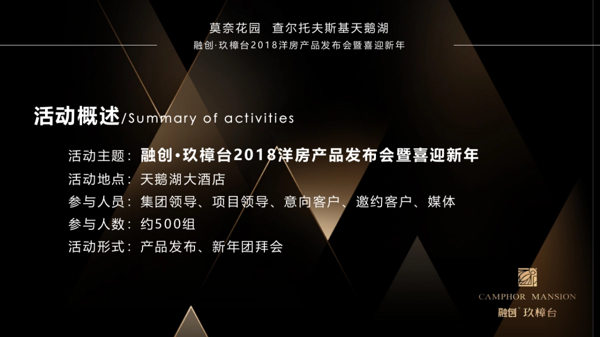 2018融创玖樟台洋房产品发布会暨喜迎新年策划案_第5页