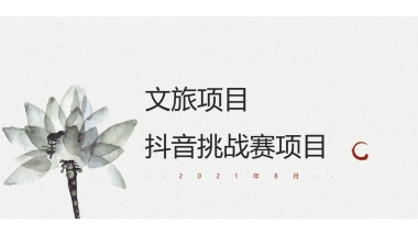 2021文旅项目抖音挑战赛活动策划方案