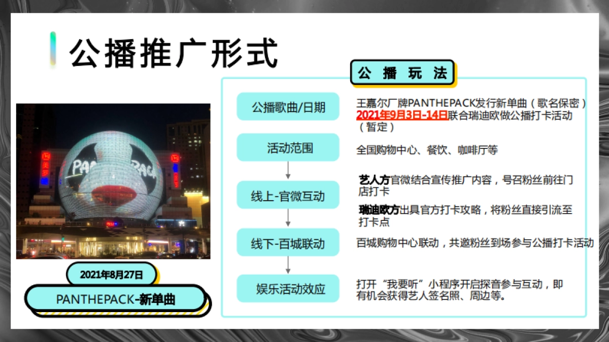 【瑞迪欧】王嘉尔厂牌PANTHEPACK全国公播活动方案_第7页