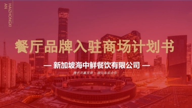 餐饮品牌入驻商业综合体计划书规划案.pptx