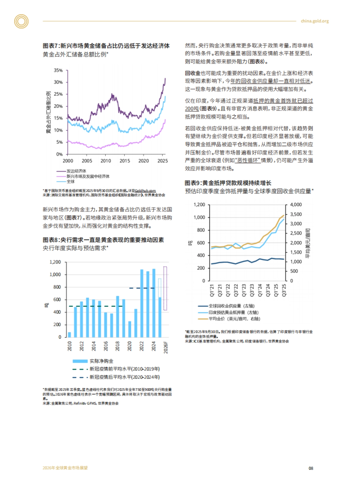 2026年全球黄金市场展望——百尺竿头，能否更进一步-世界黄金协会.pdf_第8页