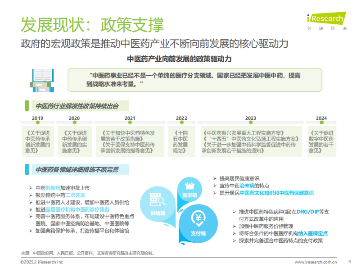 2025中国中医药创新发展研究报告-艾瑞咨询.pdf_第9页