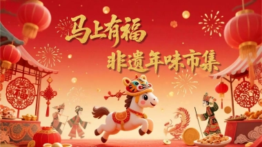 2026马年马上有福非遗年味市集春节主题活动方案.pptx