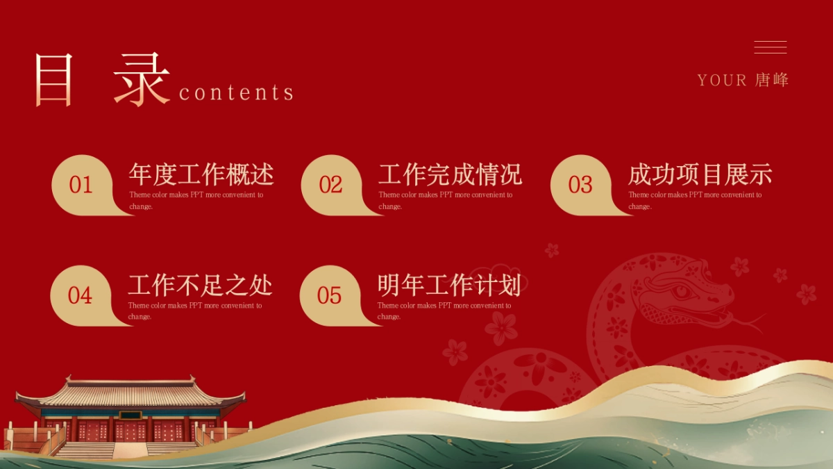2026马年红色高级年终总结PPT模板 (32).pptx_第3页