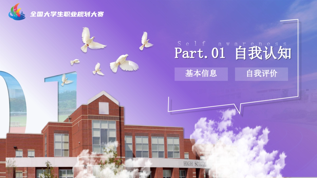 大学生职业生涯规划大赛PPT模板 (13).pptx_第3页